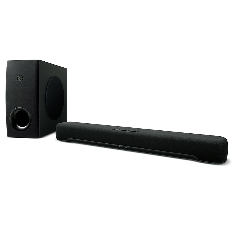 Yamaha SR-C30A 2.1-Channel Compact Sound Bar with Wireless Subwoofer, Black image 1