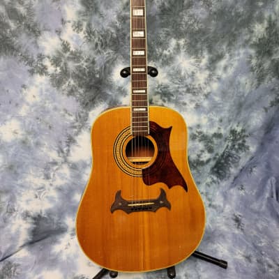 Video Demo 1968 National N720 Western Flat Top Dreadnought Pro SEtup Hard Shell Case for sale