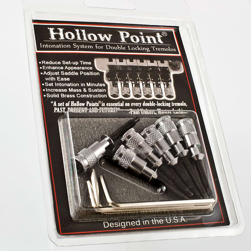 Hollow Point Intonation System For Floyd Rose/Ibanez Edge Tremolos - CHROME