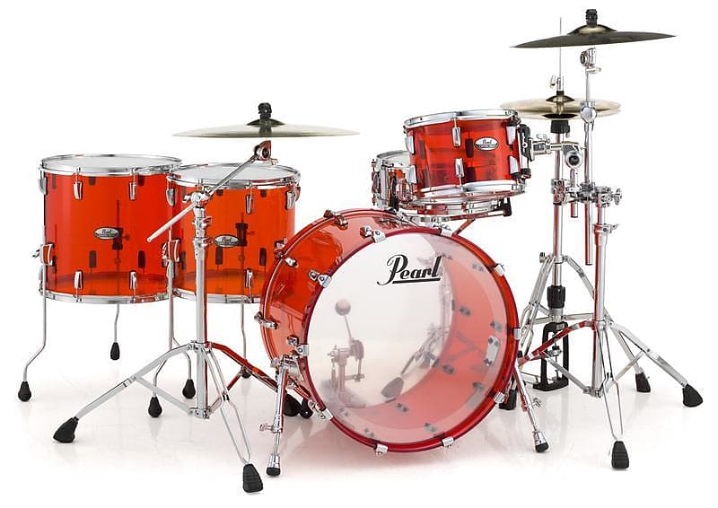Pearl Crystal Beat 3-pc. Shell Pack RUBY RED CRB543P/C731 image 1