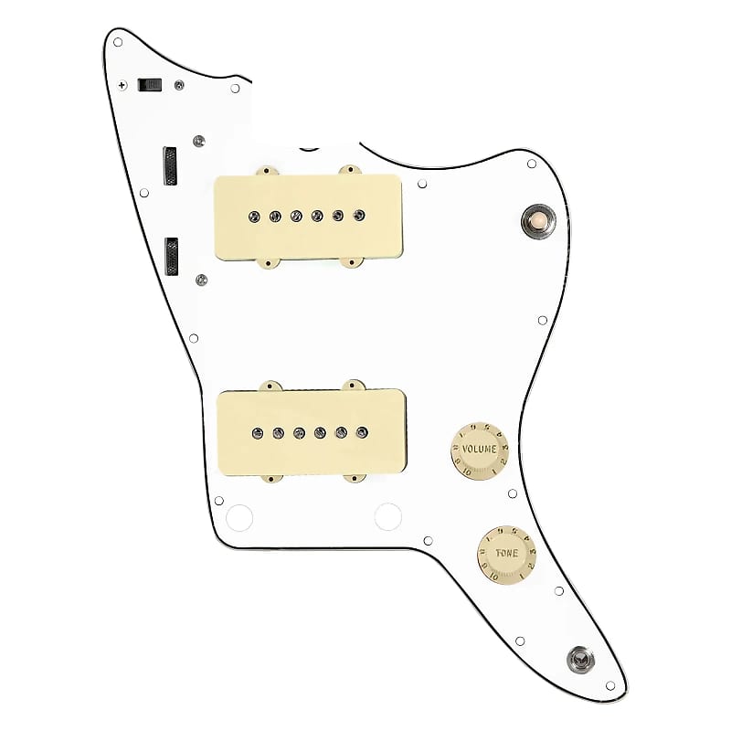 920D Custom Upgraded Jazzmaster Vintage Loaded Pickguard Aged White / White image 1