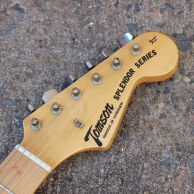 1970's Tomson Japan Splendor Series Humbucker Stratocaster | Reverb