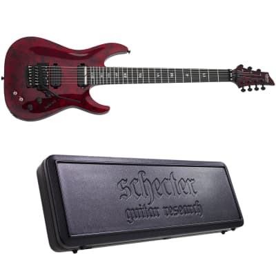 Schecter C-7 FR S Apocalypse Red Reign 7-String Electric Guitar + Hardshell Case C7 Sustainiac for sale