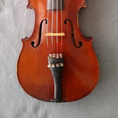 Vintage, Unbranded German made 4/4 Stradivarius 1716 Violin 1900s image 1