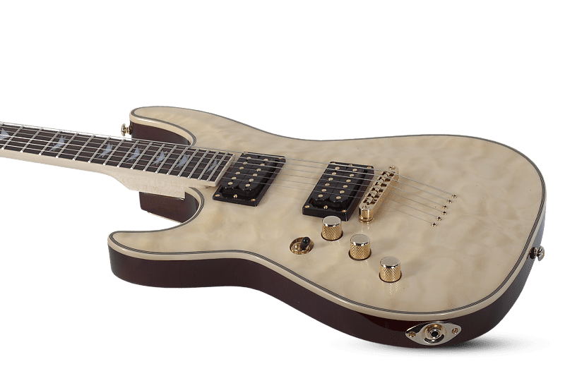 SCHECTER E-Gitarre, Omen Extreme 6, Gloss Natural, Linkshänder