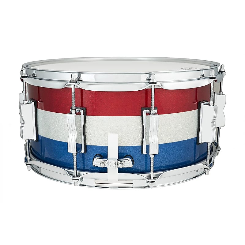 Ludwig Legacy Maple Limited Edition "4th of July" 6.5x14" Snare Drum image 3