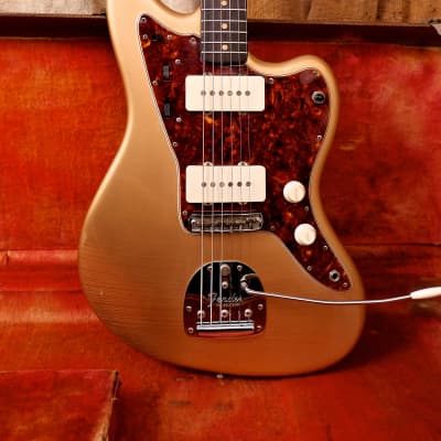 Fender Jazzmaster 1961 - Shoreline Gold - Refin image 2