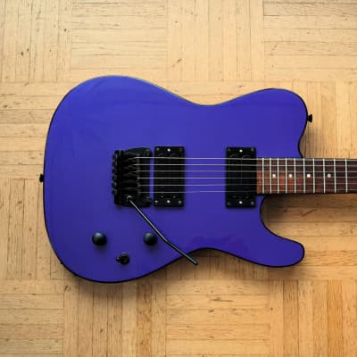80s Hardrock!!! C.G. Winner T-style HH guitar ~1987 - Purple for sale