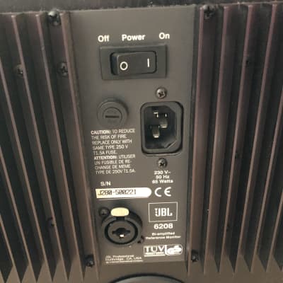 JBL 6208 Bi-Amplified Active Studio Monitor (Pair / Warranty) image 4