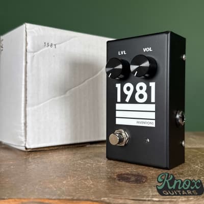Reverb.com listing, price, conditions, and images for 1981-inventions-lvl-full-range-overdriver