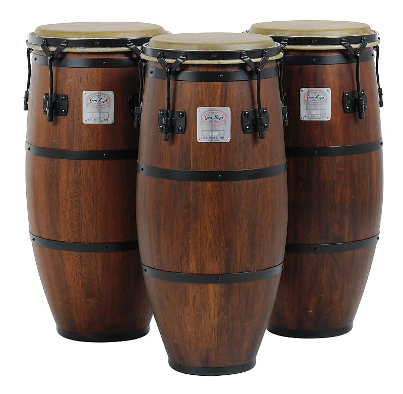 Gon Bops Mariano Series 3pc Quinto Conga Tumba Drums Set |  10.75