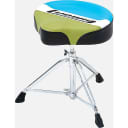 Ludwig ATLAS Classic Drum Throne - Saddle Seat - Blue/Olive - LAC48TH
