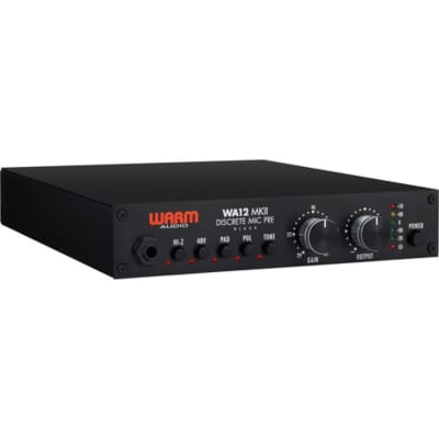 Warm Audio WA12 MKII Single-Channel Preamplifier (Black) 359128 850016400611 image 1