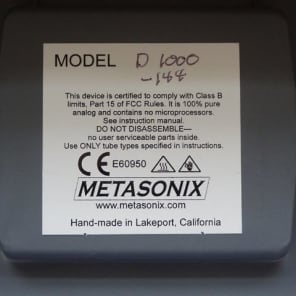 Metasonix D-1000 Analog Drum Machine image 4