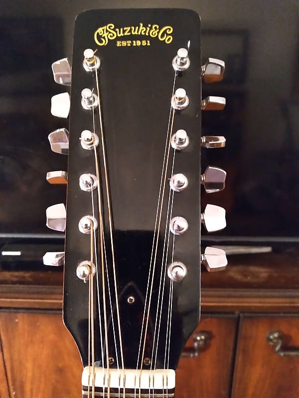 Vintage Suzuki WT-100 12 String Guitar Martin Copy FREE | Reverb
