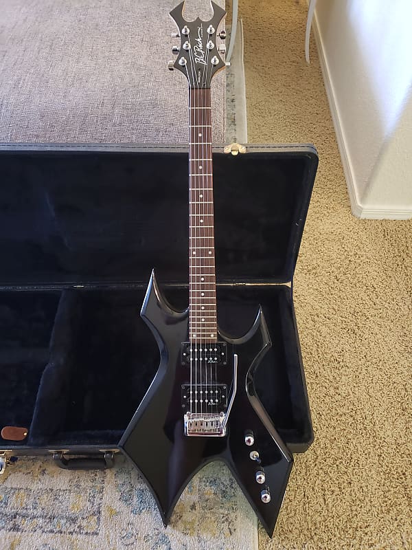 B.C. Rich Warlock 2001 Platinum Series Gloss Black | Reverb