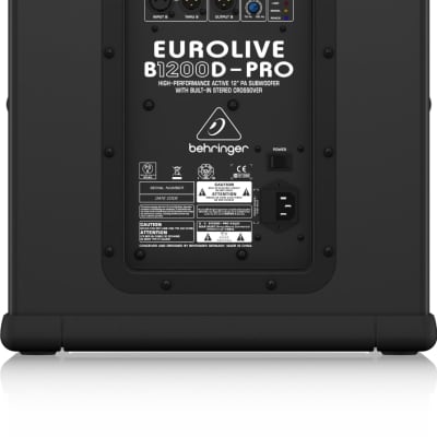 迅*ド様 Behringer Powered 500W B1200D-PRO - Behringer Eurolive B1200D-PRO 500W 12 inch Powered Subwoofer