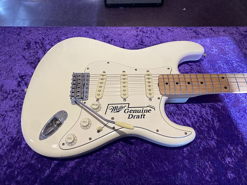 1988 Fender Stratocaster MIJ Miller Genuine Draft Promotional Reverb