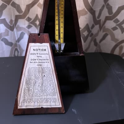Maelzel Seth Thomas Metronome de Maelzel #809 1850-1920 Mahogany image 3