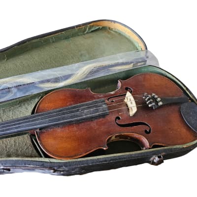Nicolaus Amatus Fecit in Cremona 1614 4/4 Violin Antique - Natural Brown image 1