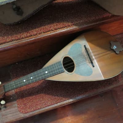vintage antique 1910 Carl Fischer mandolin  LYON + HEALEY w/ orig case americana folk music instruments image 5