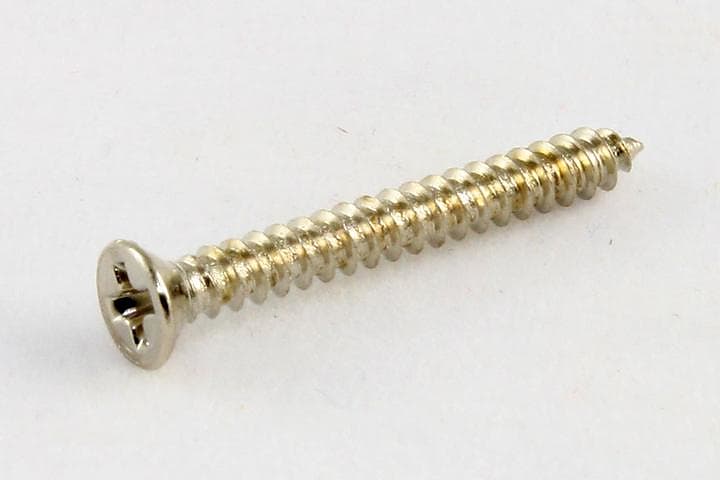 Allparts GS-0008-005 TALL HUMBUCKING RING SCREWS Stainless Steel image 1