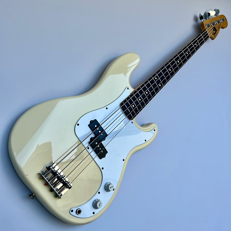 1995 Fender Standard Precision Bass in Olympic White | Reverb