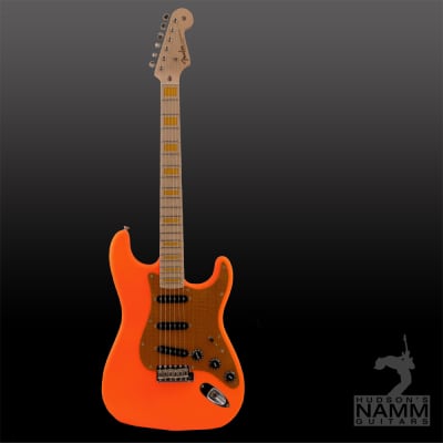 2018 Fender NAMM Display Masterbuilt Road Cone Glow On Stage  NOS Stratocaster  D Galuszka  BrandNew image 12