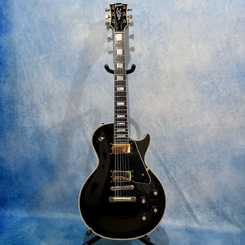 Greco EGC-550 1990 Black Les Paul Custom Made in Japan | Reverb