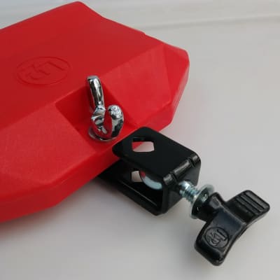 Latin Percussion LP1207 High-Pitched Jam Block with Bracket 2010s - Red image 4