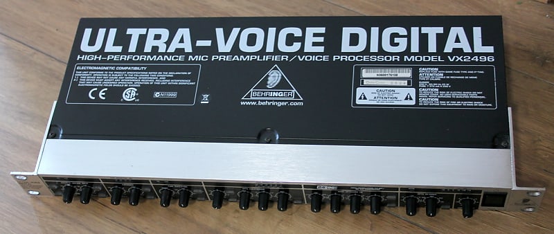 Behringer Ultra-Voice VX2496 vocal preamp | Reverb Sweden