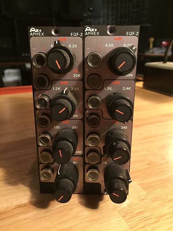 Aphex EQF-2 EQ Pair for 500 series - sequential serial numbers SWEET image 1