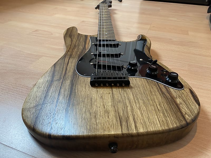 Custom Stratocaster 2021 - Black Limba Satin | Reverb UK