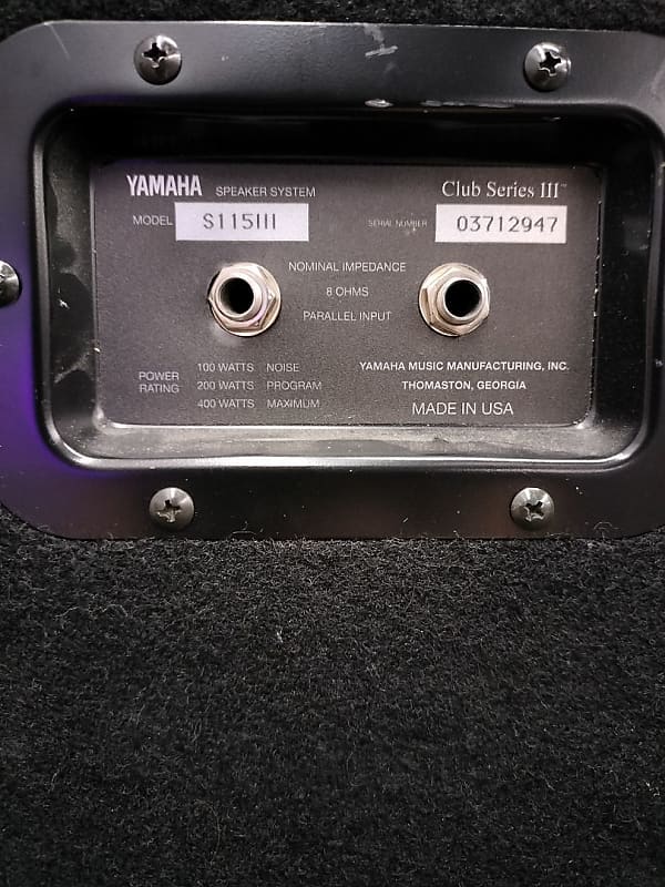 Yamaha CLUB SERIES III Passive Speaker (San Antonio, TX)