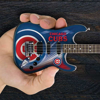 Chicago Cubs 10" Collectible Mini Guitar image 2