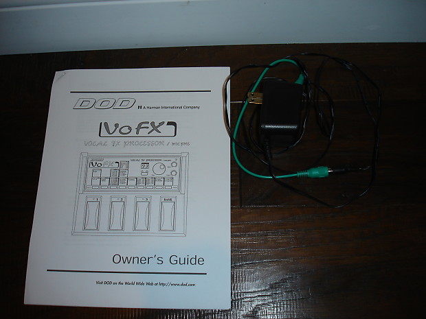 DOD VoFX vocal effects processor with Mic | Reverb