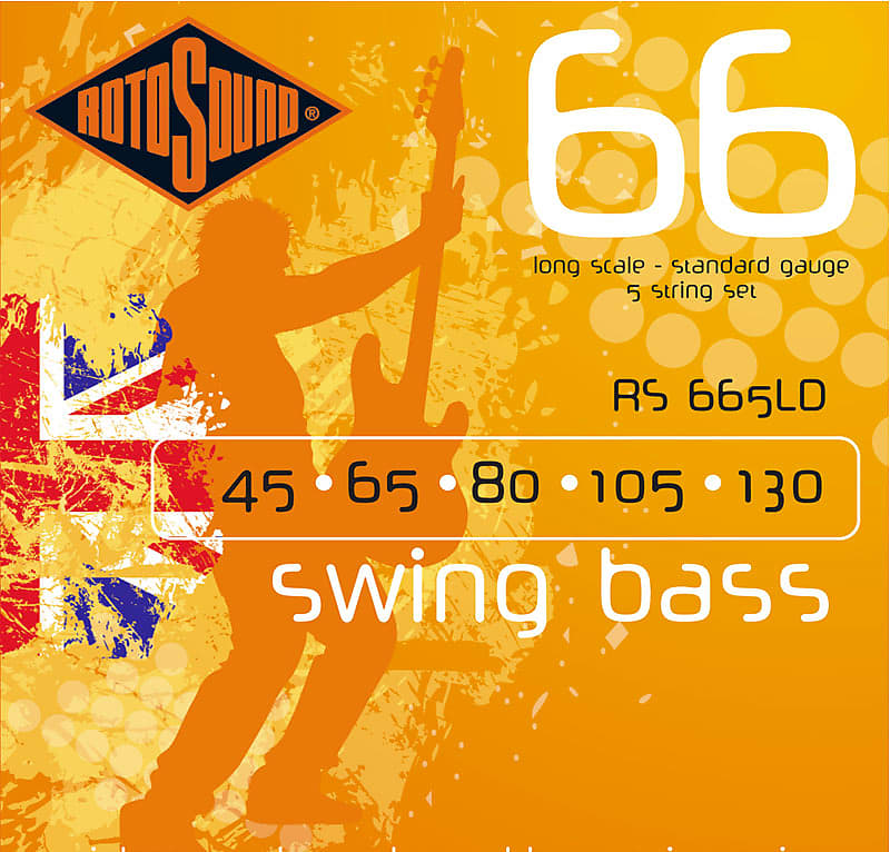 Rotosound RS665LD Long Scale Swing Bass 5-Strings 45-130 image 1