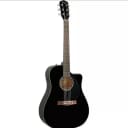 Fender CD-60SCE Acoustic Electric Dreadnought Cutaway, Fishman System - Black