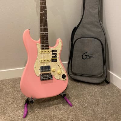 GTRS S800 Intelligent Guitar with Built-in Effects and Rosewood Fingerboard 2021 - Pink image 1