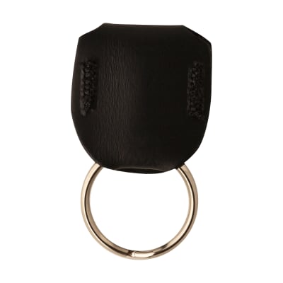 Paul Reed Smith PRS Keychain Leather Key Ring Pick Holder Black / Silver Bild 3