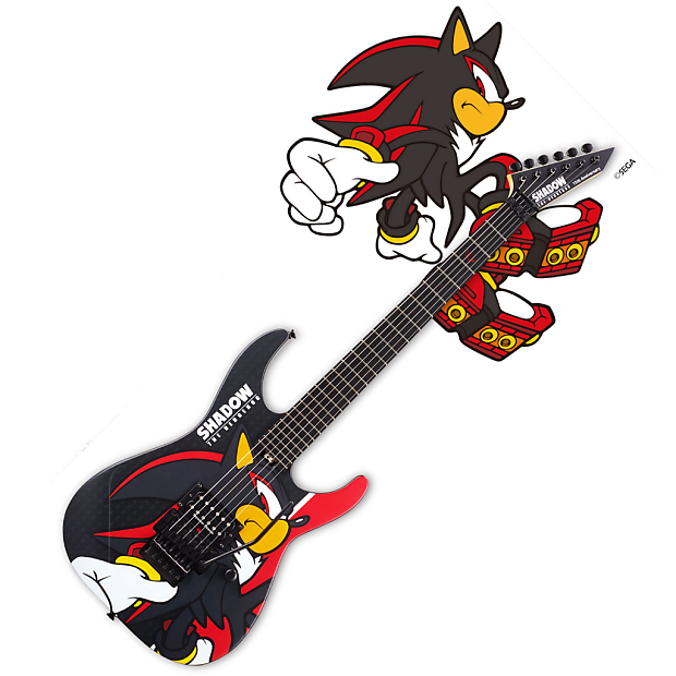 ESP Ltd SD 15TH Shadow the Hedgehog Guitar II Reverb