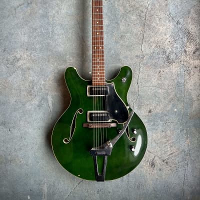 Yamaha SA-30T 1967-1972 Arga-Green Semi-hollowbody Japan Vintage Electric Guitar * Like a ES-335, ES-345, ES-355 for sale