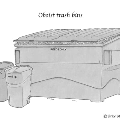 Rimsky Koraskov - Variations for oboe & piano + humor drawing print image 6