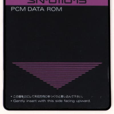Roland SN-U110-13 Super Strings Sound Library PCM Data Rom Card For U-110