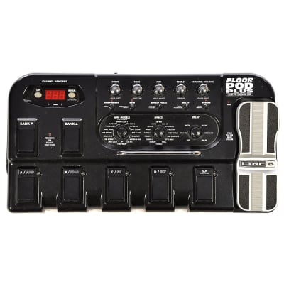 Line 6 POD GO Guitar Multi-Effects Processor, Gator G-MIX-B 1515 Bag, (2)  1/4 Cable Bundle