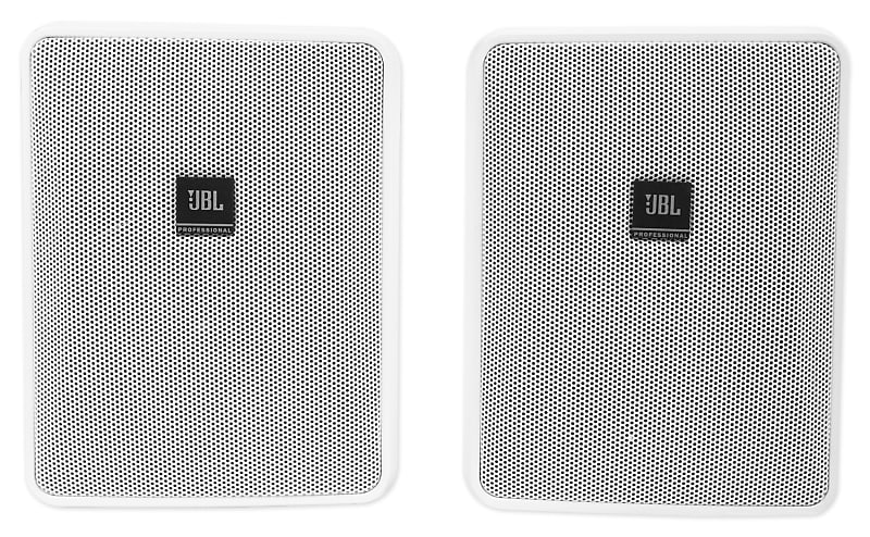 (2) JBL Control 25-1 5.25&quot; 30w 70v Wall-Mount Commercial Restaurant/Bar Speakers  			