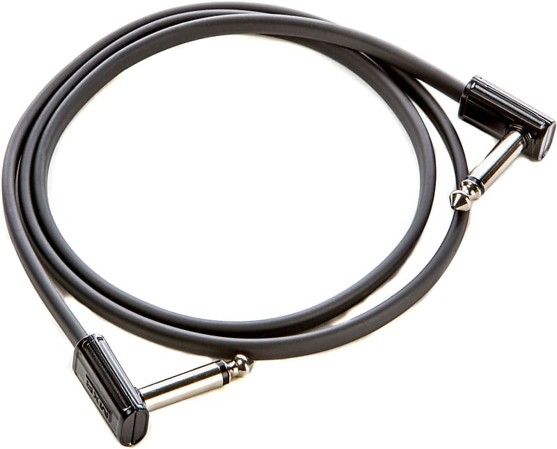 MXR DCPR3 3foot Ribbon Pedalboard Patch Cable Right Angle Reverb