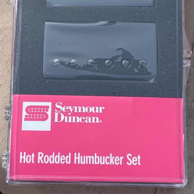 Seymour Duncan TB-4 JB Trembucker & SH-2n Jazz Hot Rodded Humbucker  Powdercoat Matte Black Cover Set