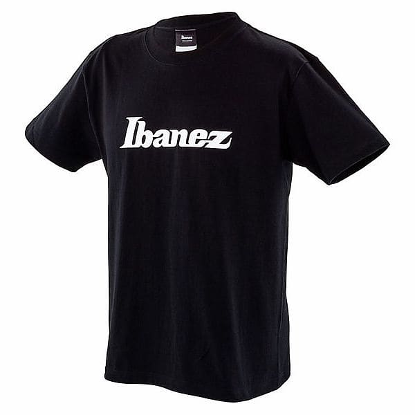 Ibanez #IBAT007L - Large, Logo T-Shirt, Black | Reverb