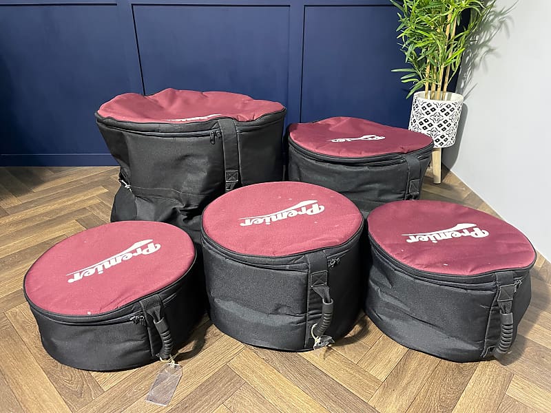 Premier Soft Drum Cases Set / Drum Carry Cases / 5Piece Reverb